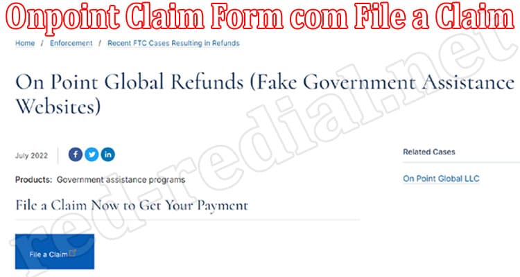 Onpoint Claim Form Com File A Claim July Read Here 